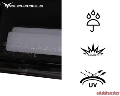 Alpha Owls SQ Series Headlights (Crystal Headlights Black housing w/ Sequential Signal/LumenX Light Bar) Dodge Ram | 2500 | 3500 2006-2009 - 8709610