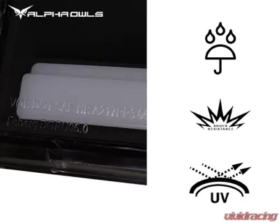 Alpha Owls LM Series Headlights (Crystal Headlights Chrome housing w/ LumenX Light Bar) GMC Sierra 2007-2013 - 8709627