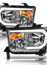 Alpha Owls LM Series Headlights (Crystal Headlights Chrome housing w/ LumenX Light Bar) Toyota Tundra | Sequoia 2007-2015                                     - 8709733 - Image 2