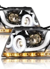 Alpha Owls LMP Series Headlights (Halogen Projector Chrome housing w/ LumenX Light Bar) Ford F-150 2004-2008                                     - 8709788 - Image 2