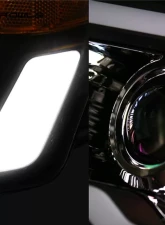 Alpha Owls LMP Series Headlights (Halogen Projector Chrome housing w/ LumenX Light Bar) Ford F-150 2004-2008                                     - 8709788 - Image 3