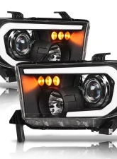Alpha Owls LMP Series Headlights (Halogen Projector Black housing w/ LumenX Light Bar) Toyota Tundra | Sequoia 2007-2015                                     - 8709863 - Image 2