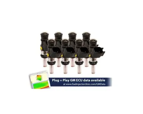 Fuel Injector Clinic 1440cc 160 lbs/hr at OE 58 PSI fuel pressure FIC  Injector Set Injector Sets High-Z Chevrolet 6.2 Truck Motors 2009-2013 - IS306-1440H