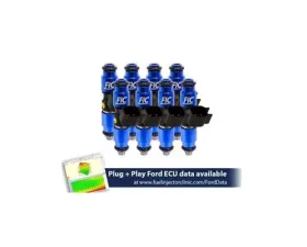 Fuel Injector Clinic 1440cc 140 lbs/hr at 43.5 PSI fuel pressure FIC Fuel  Injector Clinic Injector Set for Mustang GT  | Ford Cobra High-Z 1987-2004