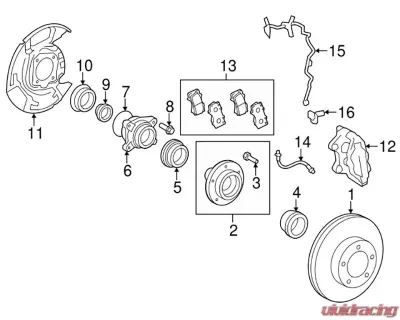 Genuine Toyota OEM Wheel Lug Studs Toyota Tundra 2007-2020 - 90942-02083