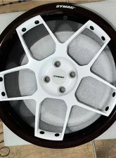Dymag Carbon Fiber Red Carbon Magwell Wheel with White Face 18.5x10 CLEARANCE                                     - DYM-RDC-18510 - Image 4