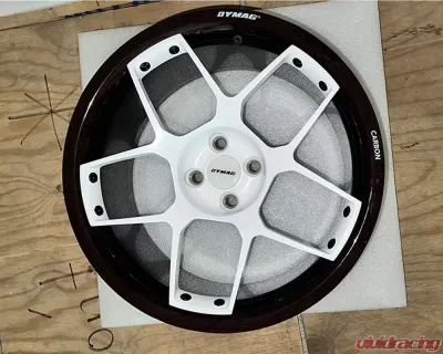 Dymag Carbon Fiber Red Carbon Magwell Wheel with White Face 18.5x10 CLEARANCE - DYM-RDC-18510