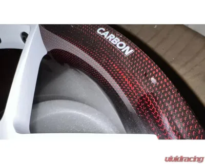 Dymag Carbon Fiber Red Carbon Magwell Wheel with White Face 18.5x10 CLEARANCE - DYM-RDC-18510