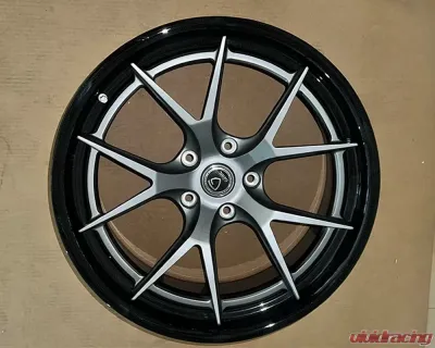 Dymag Carbon Fiber Magwell Wheel w/Silver Face Split Spoke 21.5x10 CLEARANCE - DYM-CFSF2-21510