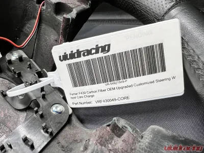 Ferrari F430 OEM Steering Wheel 1 - Used - VRF430049-CORE