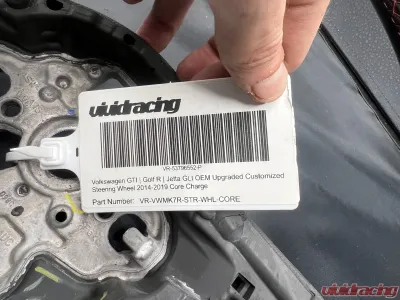 Volkswagen GTI | Golf R | Jetta GLI OEM Steering Wheel 2014-2019 - Used CLEARANCE - VR-VWMK7R-STR-WHL-core