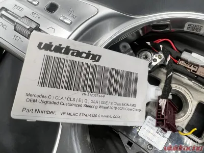 Mercedes C | CLA | CLS | E | G | GLA | GLE | S  Class NON AMG OEM Steering Wheel 2018-2020 - Used CLEARANCE - VR-MEC-STND-1820-STR-WHL-CORE