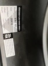 Vorsteiner V-FF 101 Wheel Flow Forged Carbon Graphite 20x10 5x114.3 +40mm CLEARANCE                                     - 101.20100.5114.40C.70.CG-CL - Image 2