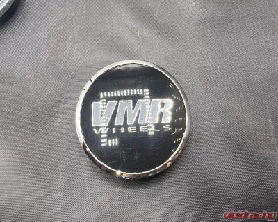 VMR Forged Black/Chrome Center Caps Set of 4 CLEARANCE - V20203