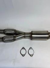 Tubi Style Y-Pipe W/Silencer Nissan GTR 2016-2021 CLEARANCE                                     - TSNIGTRC17.031.AS - Image 7