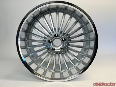 Beyern Multi Wheel 22x11 5x120 25mm Silver w/ Mirror Cut Lip CLEARANCE - 2211BYT255120S72-CL