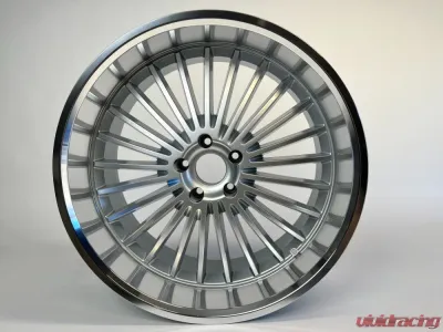 Beyern Multi Wheel 22x11 5x120 25mm Silver w/ Mirror Cut Lip CLEARANCE - 2211BYT255120S72-CL