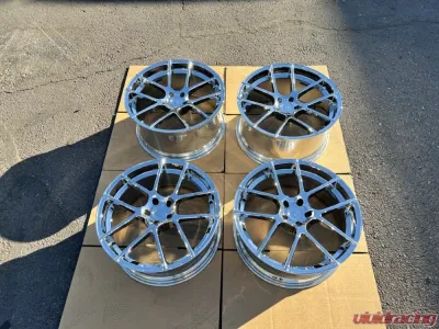 Avante Garde M510 Wheel Set of 4 21x9 | 21x10.5 Satin Silver Porsche CLEARANCE - VR-154189706-SG