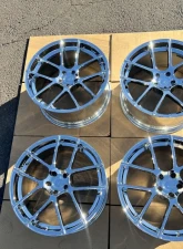 Avante Garde M510 Wheel Set of 4 21x9 | 21x10.5 Satin Silver Porsche CLEARANCE                                     - VR-154189706-SG - Image 3
