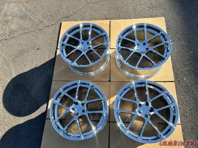 Avante Garde M510 Wheel Set of 4 21x9 | 21x10.5 Satin Silver Porsche CLEARANCE - VR-154189706-SG
