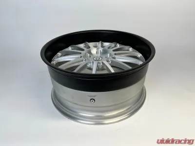 HRE Wheels 893R Brushed Center with a Flat Black Lip 22x10 - Single Wheel CLEARANCE - HRE-893R-SMPLE
