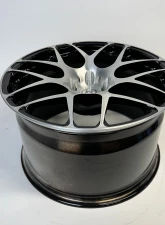 HRE Wheels Monoblock P40 Brushed with Gloss Black Inside 20x12 - Single Wheel CLEARANCE                                     - HRE-P40-20-SMPLE - Image 2