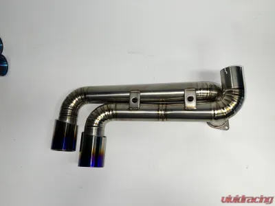 Ferrari 430 Titanium Exhaust with Tips (Missing Center Muffler) CLEARANCE - AP-430-170ti