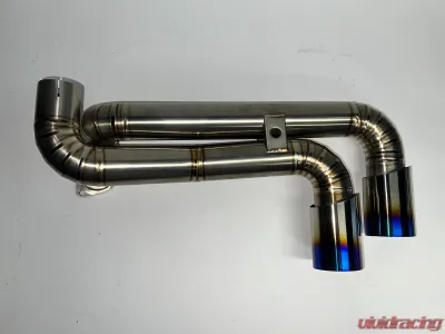 Ferrari 430 Titanium Exhaust with Tips (Missing Center Muffler) CLEARANCE - AP-430-170ti