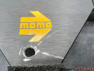 MOMO R1922C_25S Mod 12 Cut 250 mm Suede Steering Wheel CLEARANCE - R1922C-25S