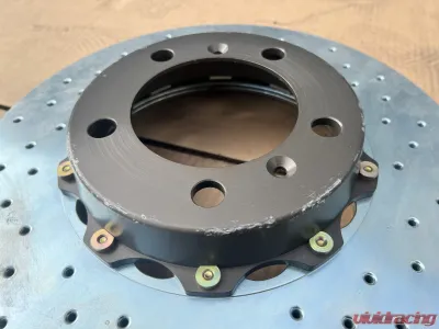 Brembo 330x34 2-Piece Drilled Front Rotors Porsche 996 Turbo | Porsche 997 C2 CLEARANCE - 101.6003A