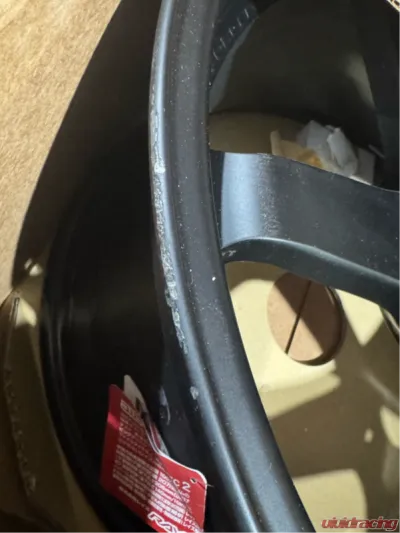 Volk Racing TE37 SL Single Wheel 19x10.5 5x112 35mm Flat Black Damage CLEARANCE - WVD635MPH