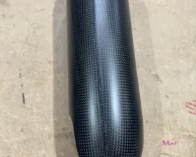 Ilmberger Matte Upper Exhaust End Cap Carbon - Ducati Supersport 939 2017+