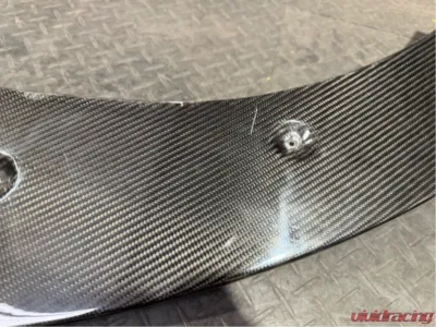 VR Aero Carbon Fiber Front Lip Spoiler Porsche Taycan Turbo | Turbo S CLEARANCE - VR-9J1-605-CL