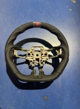 Steeda Ford Mustang 18-23 OEM Style Steering Wheel Black Perforated Leather Red Accents                                     - 647 20-1018-100 - Image 2