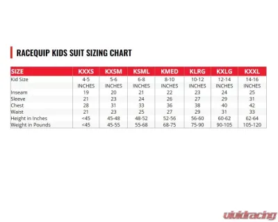 Racequip Kids 2X-Large Black Trim SFI-1 JR. Jacket - 1969997