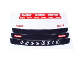 Racequip Face Shield Visor Strip Decal Sheet Helmet