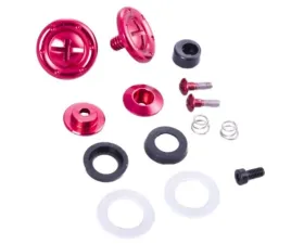 Racequip Silver Hardware Pivot Kit for Face Shield Fits PRO and VESTA Model Helmets