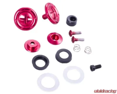Racequip Silver Hardware Pivot Kit for Face Shield Fits PRO and VESTA Model Helmets - 205661