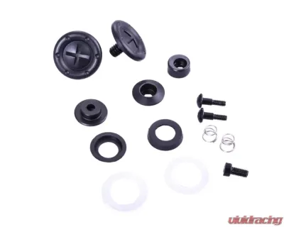 Racequip Black Hardware Pivot Kit for Face Shield Fits PRO and VESTA Model Helmets - 205991