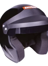 Racequip Gloss Black SA2020 OF20 Open Face Helmet                                     - 256002 - Image 2