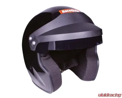 Racequip Gloss Black SA2020 OF20 Open Face Helmet - 256002