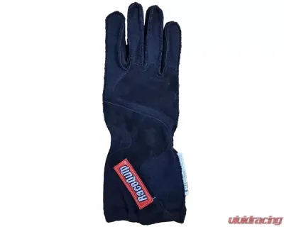 Racequip Black 356 Series SFI 3.3/5 2 Layer Nomex Outseam Race Gloves - 356903