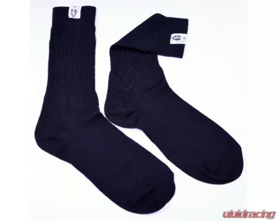 Racequip Black SFI 3.3 Fire Retardant Socks - 411990