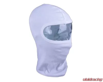 Racequip Cotton Underwear Balaclava Head Sock | Helmet Hood White - 420001