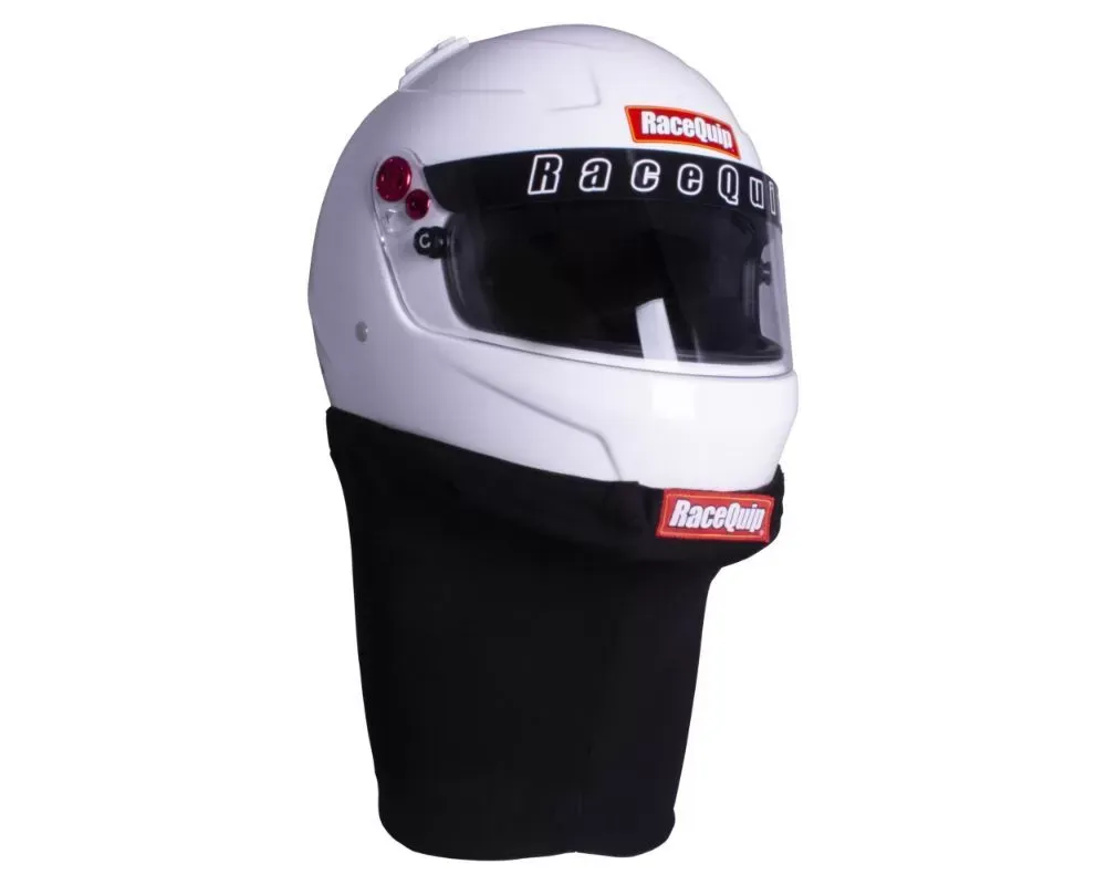 Racequip Black SFI 3.3/5 Fire Retardant Three-Layer Helmet Skirt - 432992