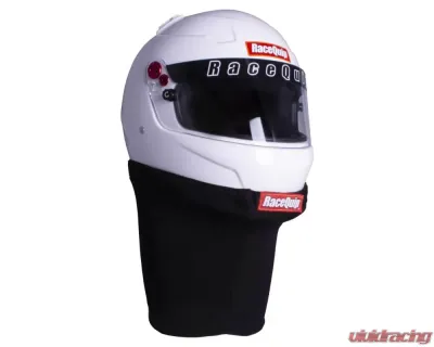 Racequip Black SFI 3.3/5 Fire Retardant Three-Layer Helmet Skirt - 432992