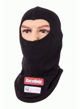 Racequip Black SFI 3.3 Fire Retardant Single Layer Hood JR.                                     - 433990 - Image 3