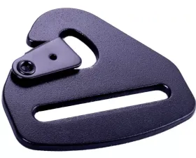 Racequip Black 2inch Belts Forged Steel Snap Hook End Seat Belt Mounting Hardware