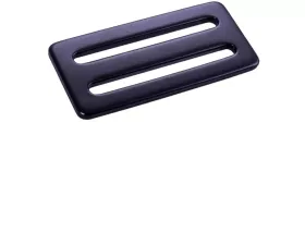 Racequip Black Forged Steel 3inch Wide 3 Bar Slide Seat Belt Adjuster and Mounting Hardware