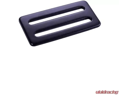 Racequip Black Forged Steel 3inch Wide 3 Bar Slide Seat Belt Adjuster and Mounting Hardware - 700975